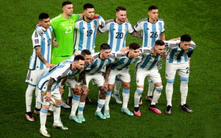 Командное фото сборной Аргентины 2022