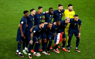 Командное фото сборной Франции 2022