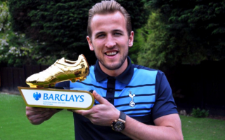 Нападающий клуба «Тоттенхэм Хотспур» Гарри Кейн с золотой бутсой