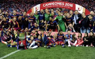 Футбольный клуб «Барселона»  - чемпион Испании и победитель кубка короля 2016
