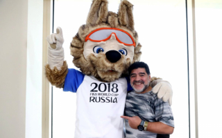 Диего Марадона и волк Забивака