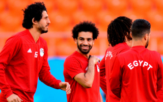 Футболисты сборной Египта