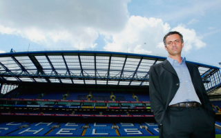 Жозе Моуринью на стадионе Стэмфорд Бридж