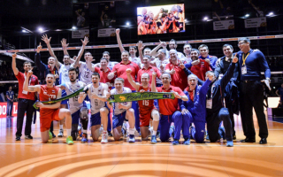 Волейболисты сборной России 2016