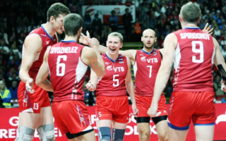 Сборная России в  финале волейбольного чемпионата Европы 2013