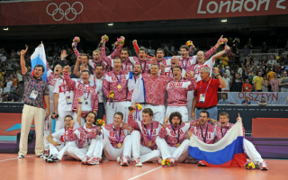 Мужская волейбольная сборная России чемпион олимпийских игр в Лондоне