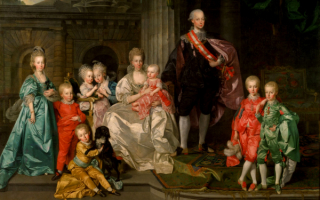Йохан Зоффани. Леопольд I, великий герцог Тосканы с женой Марией Луизой и их детьми