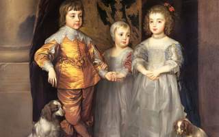 Энтони ван Дейк . Дети короля Англии Карла I и королевы Генриетты Марии