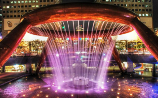 Фонтан Богатства в Сингапуре