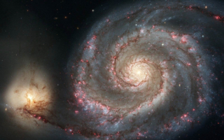 Закрученная галактика