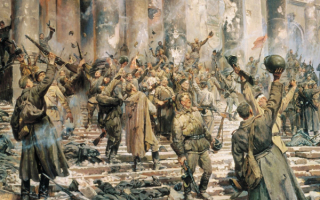 Советские солдаты в Берлине