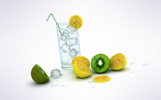 Лимон и киви