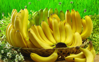 Бананы в корзине