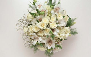 Белый букет