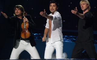 Дима Билан на конкурсе