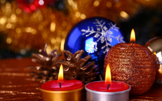 Новогодние свечи