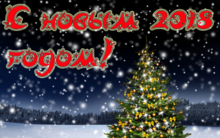 С новым 2018 годом
