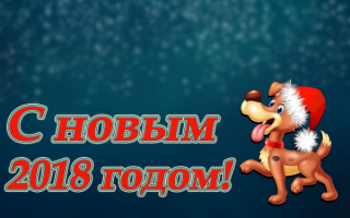 С новым 2018 годом