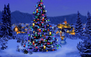 Красивая новогодняя елка