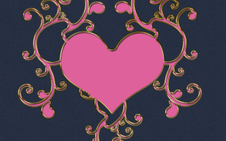 Гламурная валентинка