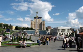 Площадь Майдан в Киеве