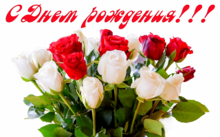 Картинка с розами на день рождения