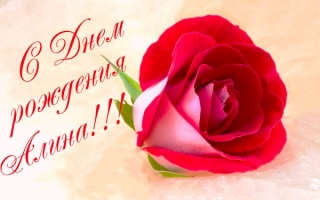 С днем рождения Алина