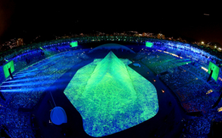 Церемония открытия олимпийских игр в Рио-де-Жанейро