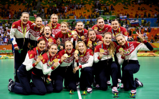 Российские гандболистки - олимпийские чемпионки 2016