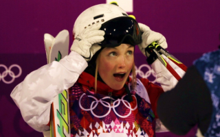 Канадская фристайлистка Жюстин Дюфур-Лапуант выиграла золото Олимпиады в Сочи в могуле.