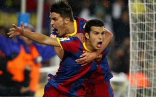 Давид Вилья и Серхио Бускетс