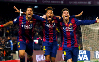 Ударное трио ФК Барселона