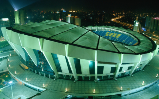 Стадион в Шанхае Китай