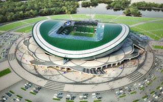 Новый стадион  футбольного клуба Рубин, Казань