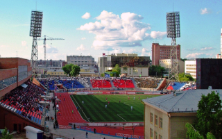 Стадион Спартак в Новосибирске