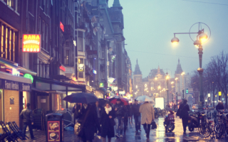 Вечерний Амстердам