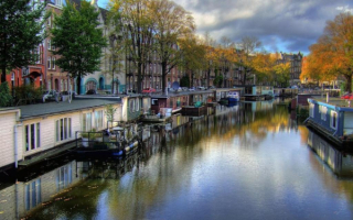 Амстердам город каналов
