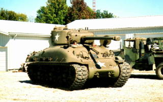 Американский танк Шерман времен второй мировой войны