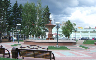 Фонтаны Новосибирска