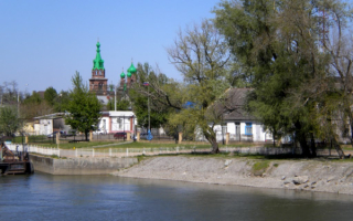 На реке Кубань