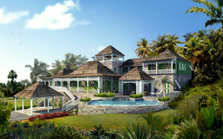 Вилла в тропическом лесу