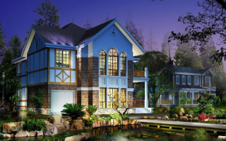 Дом у пруда