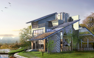 Дом у речки