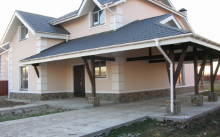 Коттедж с мансардой