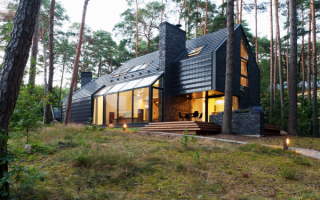 Коттедж в сосновом лесу