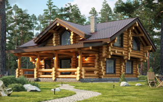 Бревенчатый котедж