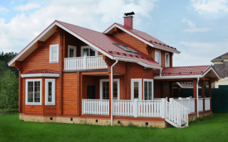 Деревянный дом из клееного бруса