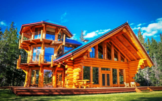 Канадский дом из дерева