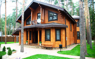 Котедж из бруса