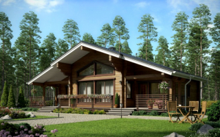 Загородный дом из бруса